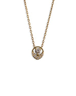 SINGLE DIAMOND MOTIF PENDANT | PETITE HAALA