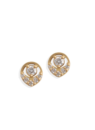 DIAMOND STUD EARRINGS | PETITE HAALA